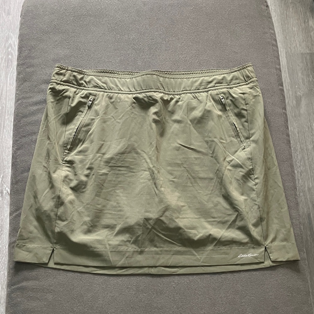 Eddie Bauer Athletic Olive Green Skort